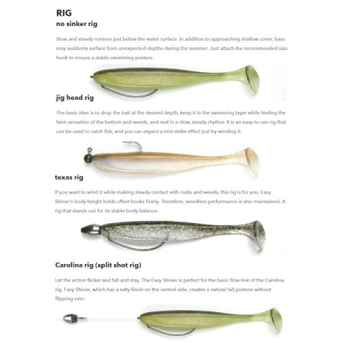 Силиконови рибки Easy Shiner цвят PAL03 - 8(203 мм) - Keitech KEITECH Силикони