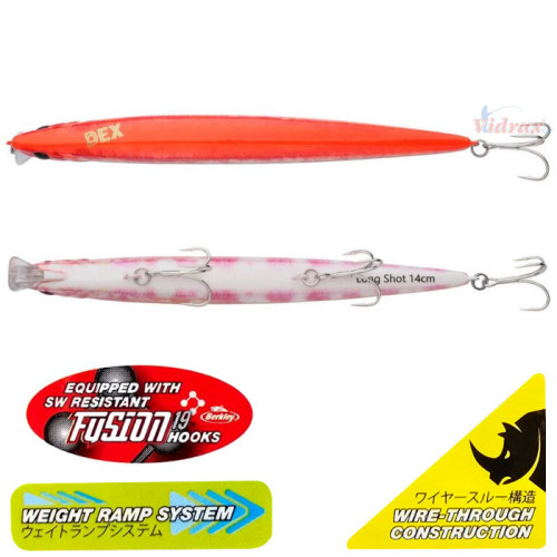 Воблер DEX Long Shot 18 см 28.7 гр Sinking Цвят Triglia 1550593 - Berkley-Berkley-vi-21863