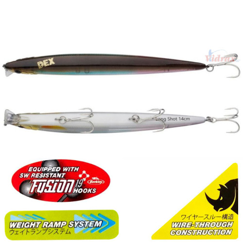 Воблер DEX Long Shot 18 см 28.7 гр Sinking Цвят Wagasaki 1550598 - Berkley-Berkley-vi-21868
