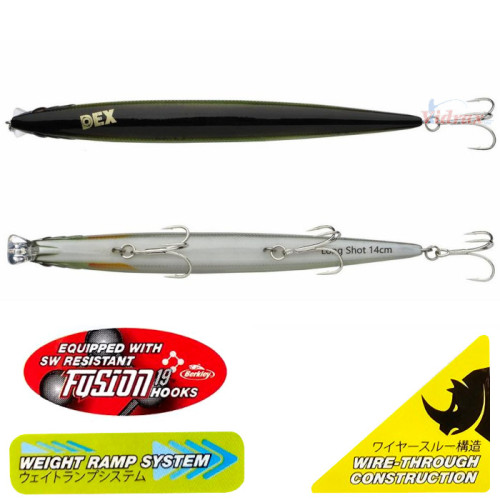 Воблер DEX Long Shot 18 см 28.7 гр Sinking Цвят Ayu 1572705 - Berkley-Berkley-vi-21869