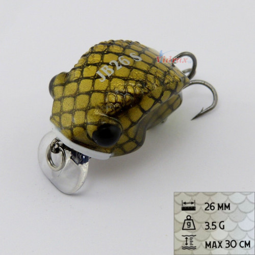 Воблер JaBug 2.6 см 3.5 гр Цвят #10 JB26F#10 - Last Cast-Last Cast-vi-21446