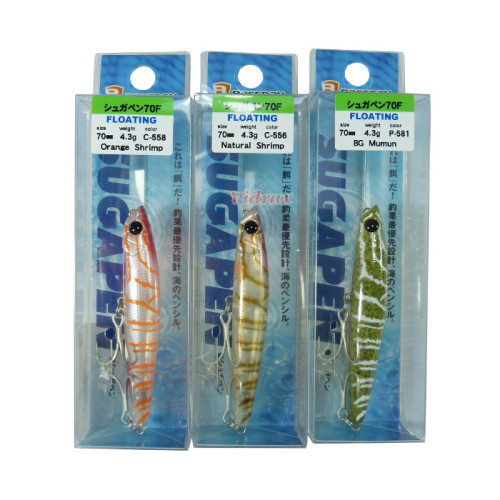 Воблер SUGAPEN 70F Цвят C-556 - BASSDAY BASSDAY Воблери