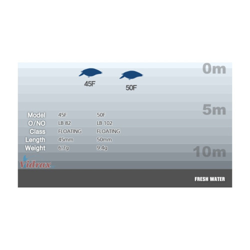 Воблер Booby 45F Цвят A15 - Megabite-MEGABITE-vi-16591