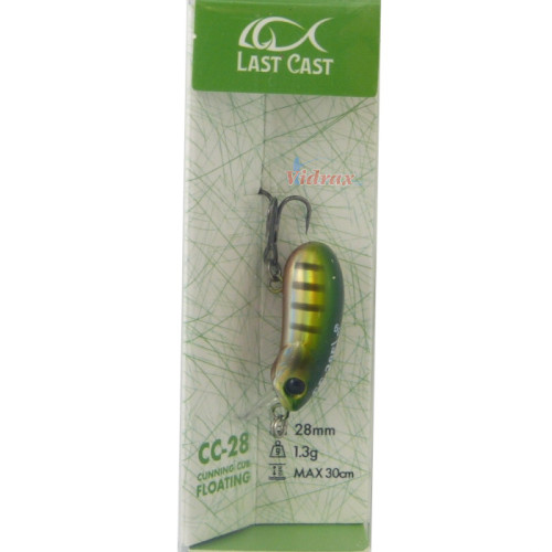 Воблер CC-28 Floating 2.8 см 1.3 гр Цвят #18 - Last Cast-Last Cast-vi-22467