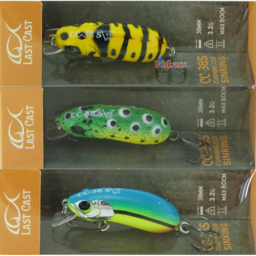 Воблер CC-38S 3.8 см 3.2 гр Цвят #09 - Last Cast-Last Cast-vi-21441