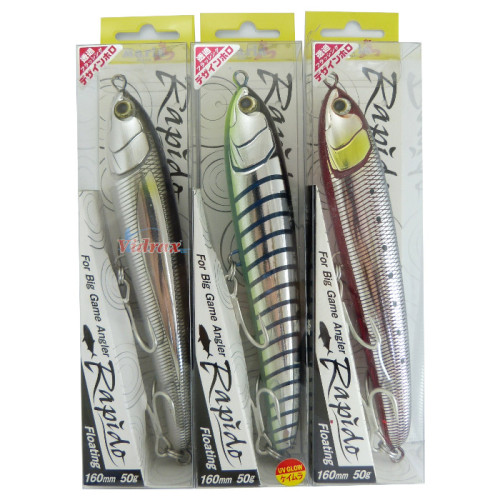 Воблер Rapido F 160 мм 50 г Цвят 24D UV Glow CRP160B24D - Maria Maria Воблери