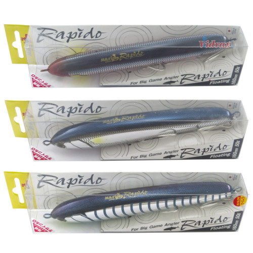 Воблер Rapido F 160 мм 50 г Цвят 24D UV Glow CRP160B24D - Maria Maria Воблери