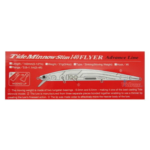 Воблер Tide Minnow Slim 140 Flyer AFA0116 - Duo-Duo-vi-19370