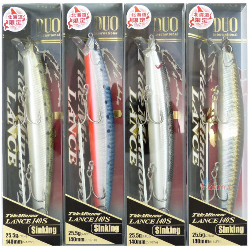 Воблер Tide Minnow Lance 140S Цвят ADA0037 Sardine Noir - Duo Duo Воблери