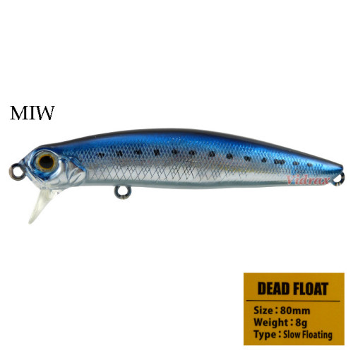 Воблер Dead Float 80 Slow Floating 8 гр MIW - Jackson JACKSON Воблери за риболов