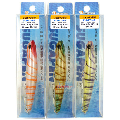 Воблер SUGAPEN 95F Цвят P-581 BG Mumun - BASSDAY BASSDAY Воблери