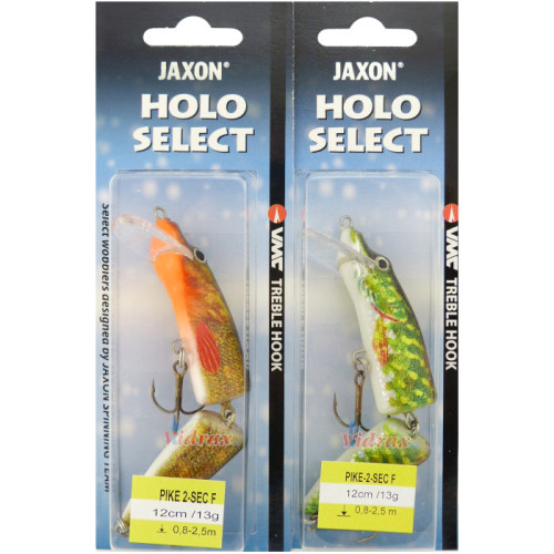 Воблер Holo Select Pike 2 Sec Плаващ 12 см VJ-PJ12FBM - Jaxon-JAXON-vi-21009