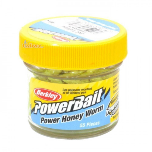 Изкуствени червеи Powerbait Honey Worm 25 мм Hot Yellow 1214506 - Berkley_Berkley