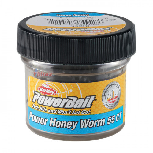Изкуствени червеи Powerbait Honey Worm 25 мм Black 1506397 - Berkley_Berkley