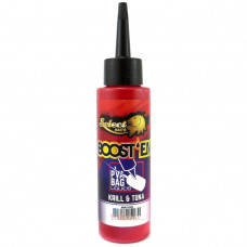 Течна добавка PVA Boost`em Liquid 115 мл Krill & Tuna (крил & риба тон) Red SL2105 - Senzor Planet