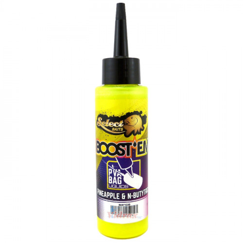 Течна добавка PVA Boost`em Liquid 115 мл Pineapple & N-Butyric (ананас & маслена киселина) Yellow SL2108 - Senzor Planet_Senzor Planet