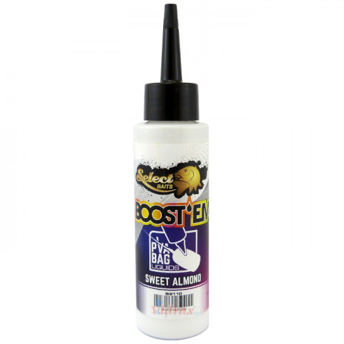 Течна добавка PVA Boost`em Liquid 115 мл Sweet Almond (сладък бадем) White SL2110 - Senzor Planet_Senzor Planet