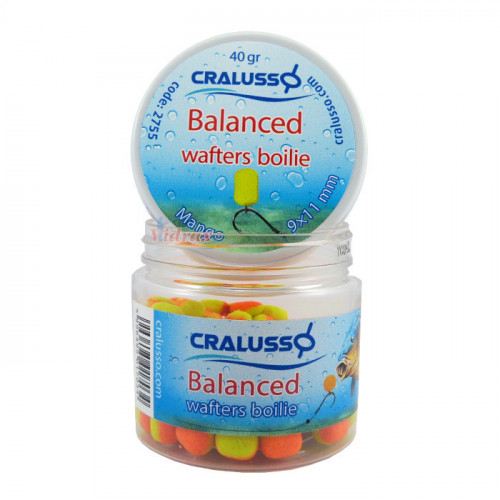 Tопчета Balanced Wafters Boilie Mango (Манго) 9x11 мм 40 гр CR-2755 - Cralusso_CRALUSSO