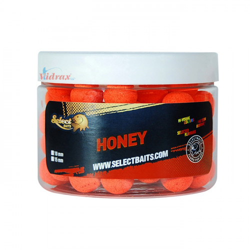 Tопчета Pop-Up Fluoro Orange Honey 15 мм - Select Baits_Select Baits