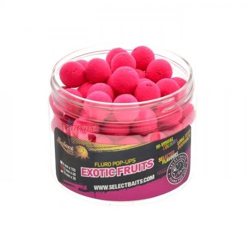Tопчета Pop-Up Fluoro Pink Exotic Fruits 8 мм - Select Baits_Select Baits