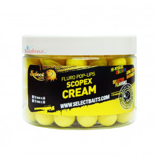 Tопчета Pop-Up Fluoro Yellow Scopex Cream 12 мм - Select Baits