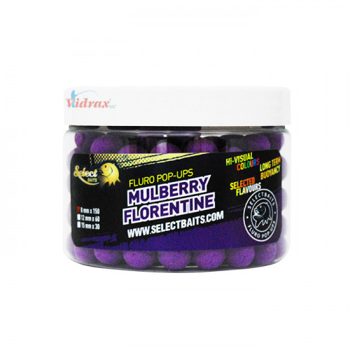 Tопчета Pop-Up Purple Mulberry Florentine 12 мм - Select Baits_Select Baits
