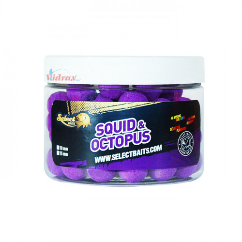 Tопчета Pop-Up Purple Squid & Octopus 15 мм - Select Baits_Select Baits