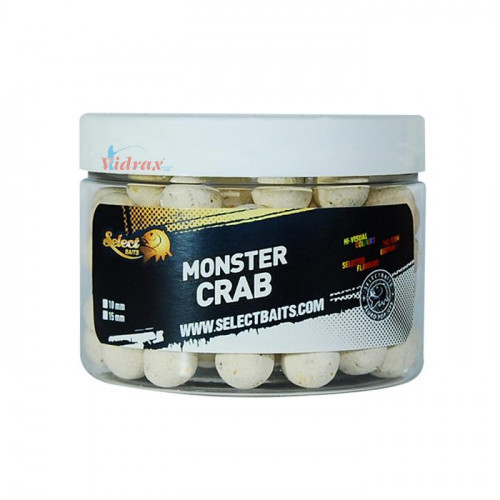 Tопчета Pop-Up White Monster Crab 12 мм - Select Baits_Select Baits