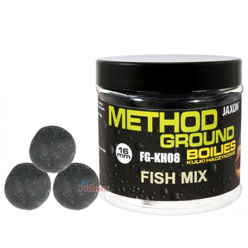 Топчета за куки Method Ground Hook Boilies 16 мм Fish Mix (Риба Микс) FG-KH08 - Jaxon_JAXON