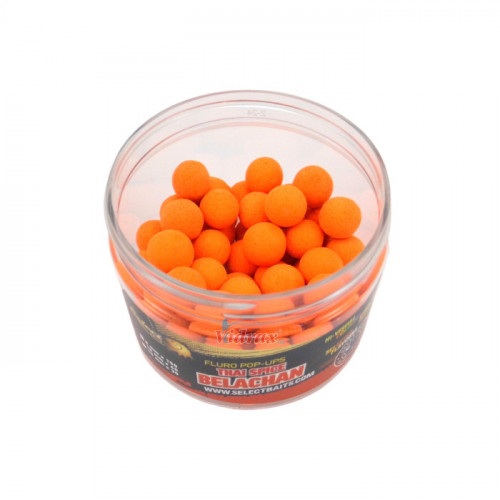 Tопчета Pop-Up Fluoro Orange Belachan/Thai Spice 15 мм - Select Baits_Select Baits