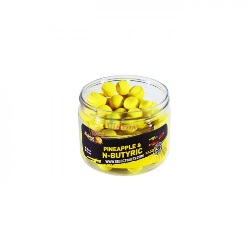 Tопчета Pop-Up Fluoro Yellow Pineapple 8 мм - Select Baits_Select Baits