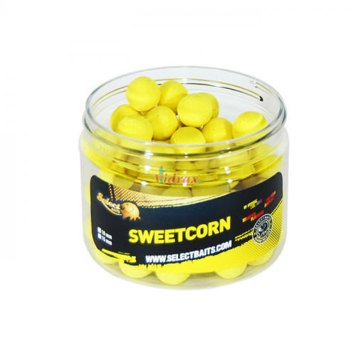 Tопчета Pop-Up Fluoro Yellow Sweetcorn 8 мм - Select Baits_Select Baits