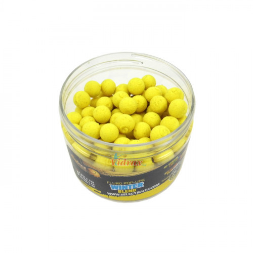 Tопчета Pop-Up Fluoro Yellow Winter Blend 12 мм - Select Baits_Select Baits