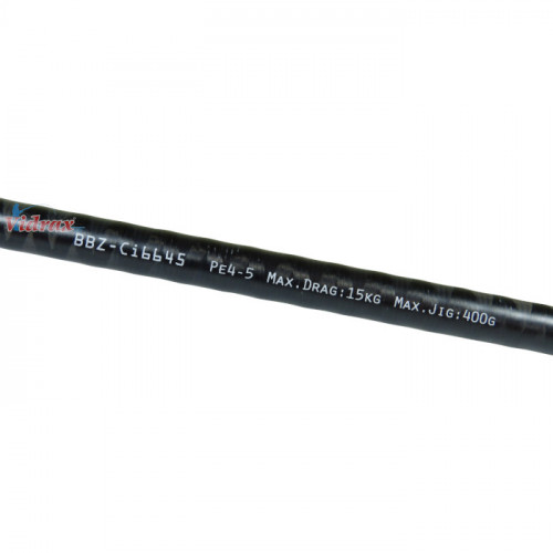 Прът Black Buster BBZ 66 1.98 м PE4-5 Drag: 15 кг/ Max.Jig: 400 гр Spiral BBZ-Ci6645 - XZOGA_XZOGA