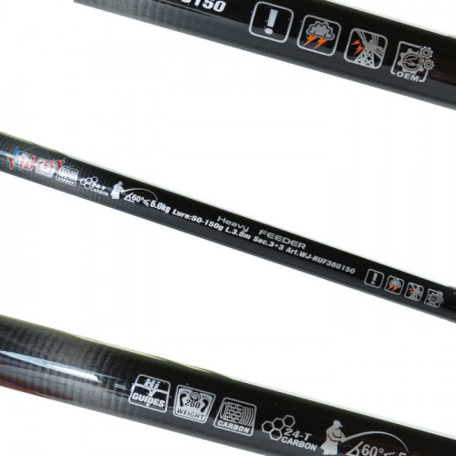 Прът Rubicon Heavy Feeder 3.60 м 50-150 гр WJ-RUF360150 - Jaxon_JAXON
