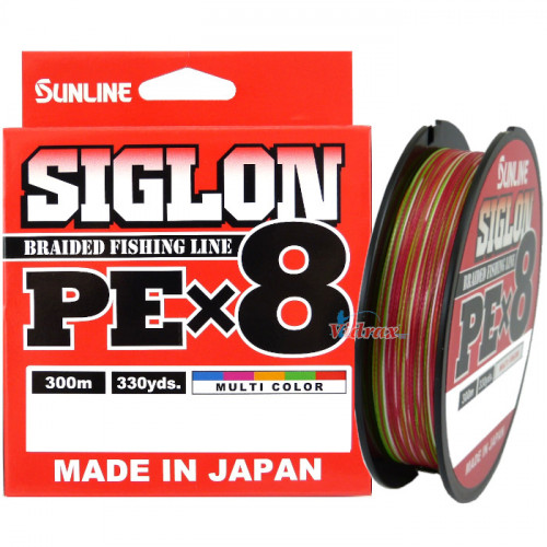 8 Нишково влакно Siglon PE X8 #4.0 0.342 мм 300 м Цвят Multicolor - Sunline_SUNLINE