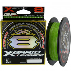 8 нишково плетено влакно X-Braid Upgrade X8 150 м #0.8 (0.145 мм) Green - YGK