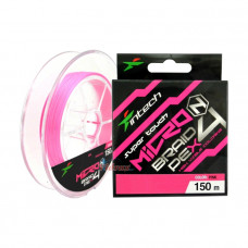 Влакно Micron Braid PE X4 150 м #0.15 (0.064 мм) Pink - Intech