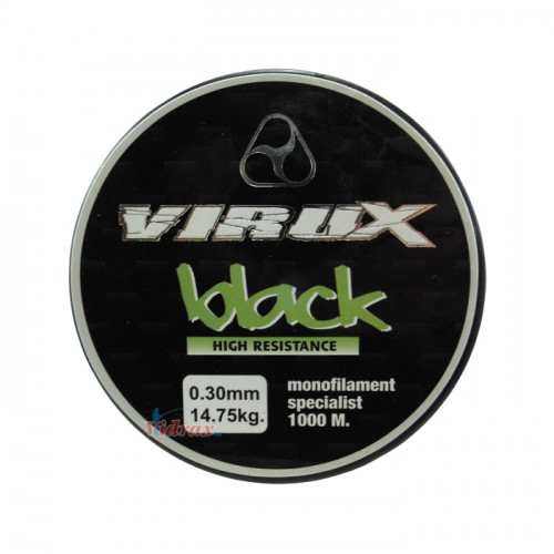 Монофилно влакно Black 1000 м - 0.30 мм - Virux_Virux